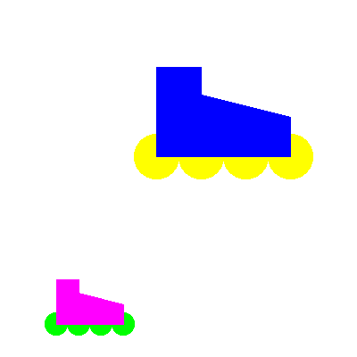 student drawing
